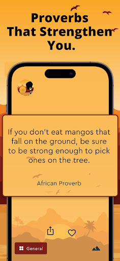 Screenshot of African Proverbs-Wisdom Quotes