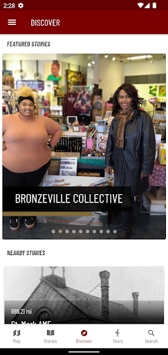 Screenshot of Milwaukee Bronzeville History