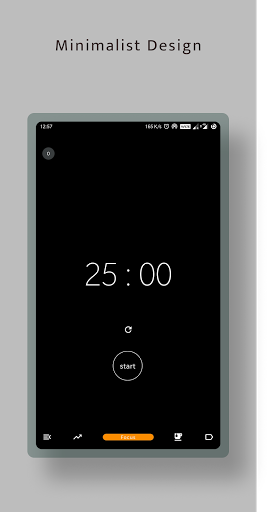 Android application Focustime - Pomodoro timer screenshort