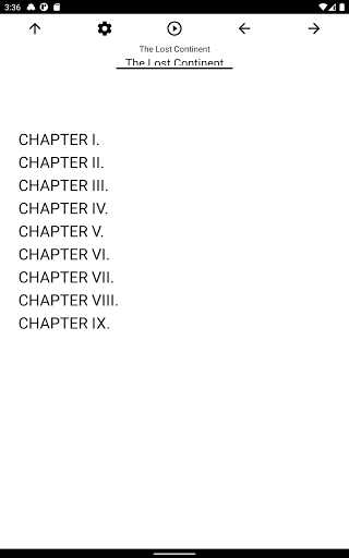 Book, The Lost Continent Screenshot