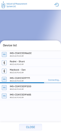 IMS reading sensors via BLT Screen 3