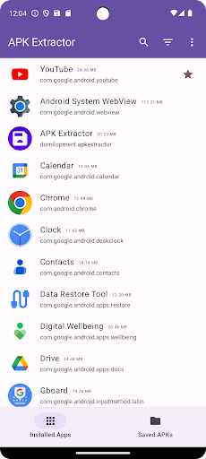 Android application X-/APK Extractor & Installer screenshort