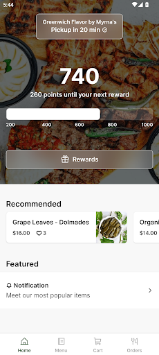 Android application Greenwich Flavor by Myrnas screenshort