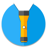 Flat LED Flashlight icon