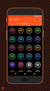 Lux Dark: gradient icons Captura de pantalla