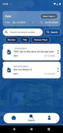 BIDC E-Document Screen 3
