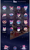 screenshot of Funny Theme-Pizza Space Cat!-