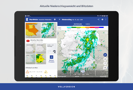 WarnWetter Screenshot