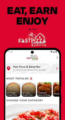 Screenshot of Fast Pizza & Salad Bar