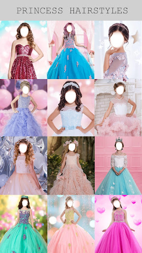 Android application Princess Hairstyle Photo Edito screenshort