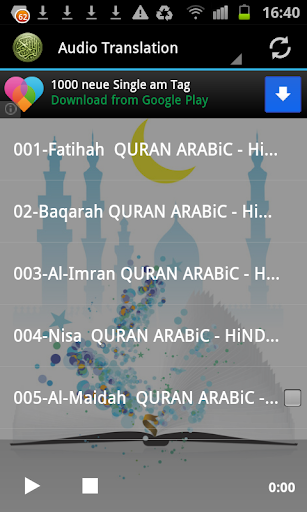 Quran Hindi Translation Screen 2