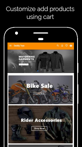 Daddys Toys - Super Bikes Sale  Accessories App