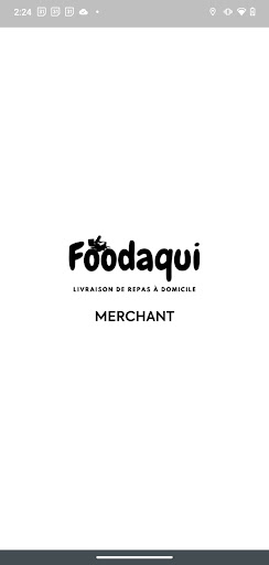 Android application Foodaqui Merchant screenshort