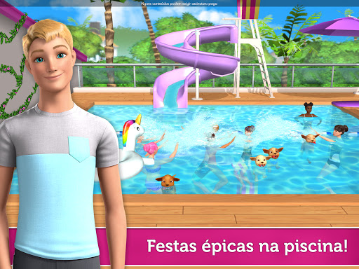 Jogo Vestir Barbie para Esquiar 