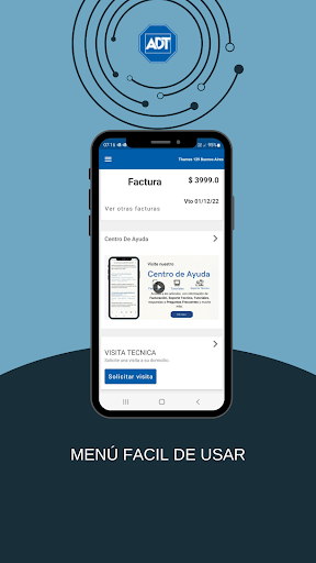 Android application Clientes ADT Argentina screenshort