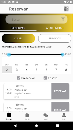 NOW Training Club Screen 3