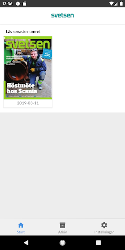 Android application Svetsen screenshort