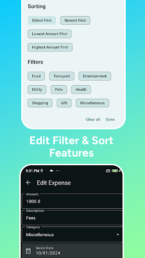 DailyTrack: Expense Tracker Screen 3