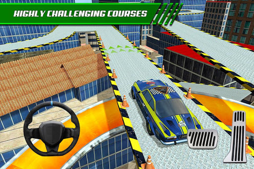 Roof Jumping Car Parking Games Screen 3