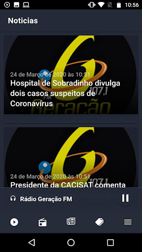 Rádio Geração FM Screen 3