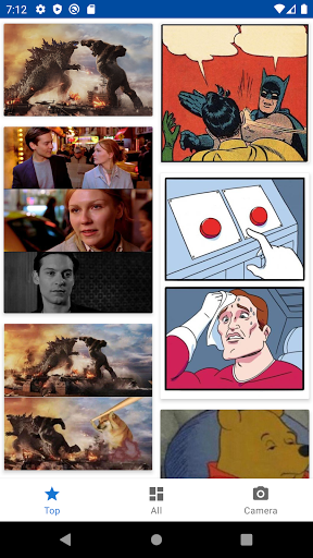 Android application Meme generator screenshort
