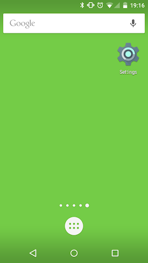 Android application Color Clock Wallpaper screenshort