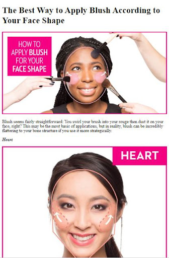 How To Apply Blush Round Face Screen 2