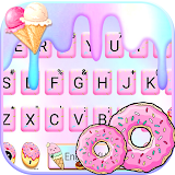 Pastel Pink Donut Keyboard Theme icon