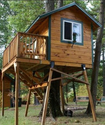 innovative design of wooden ho