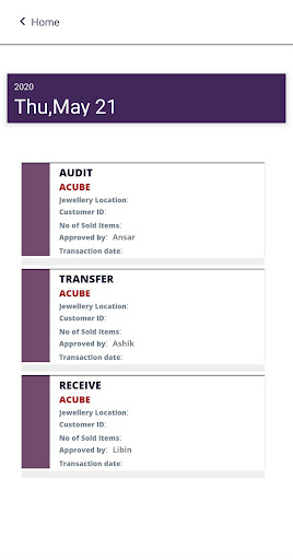 Acube Jewellery  Manager