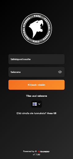Android application Tora Tactical Fitness screenshort
