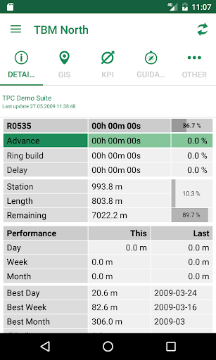 Android application TPC Mobile screenshort