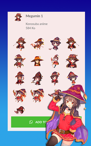 🔥 Megumin Konosuba Stickers f