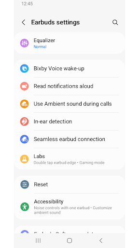 Screenshot of Galaxy Buds FE Manager