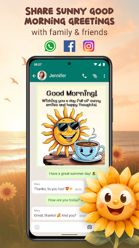 Screenshot of Good Morning & Good Night GIFs