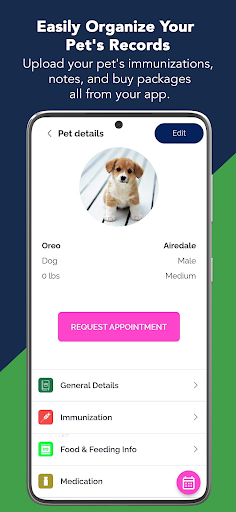 Screenshot of Bailey's Daily Pet Care