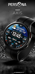 Screenshot 11 PER017 Axis Digital Watch Face android
