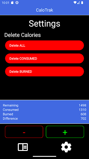 CaloTrak - Calorie Counter Screen 3