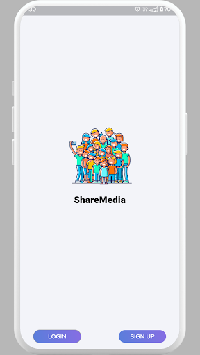 Android application Share Media screenshort