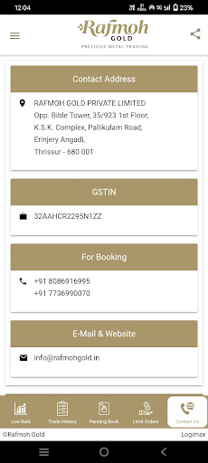 Rafmoh Gold Screen 2