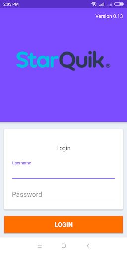 StarQuik Seek- Partner APP Screen 2