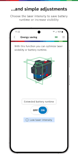 Bosch Leveling Remote Screen 3