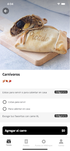 Empanada Mía CL Screen 2