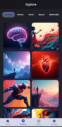 AI Wallpaper Generator App screenshot 2