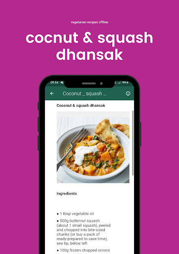 vegetarian recipes offline Screen 2
