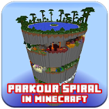 Spiral Parkour map for minecraft icon