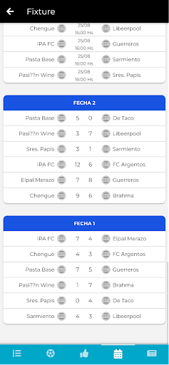 C.A.S.I. Fútbol Screen 3