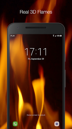 Fire Live Wallpaper Screen 3