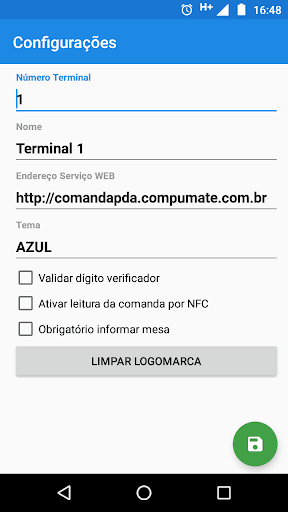 Comanda PDA
