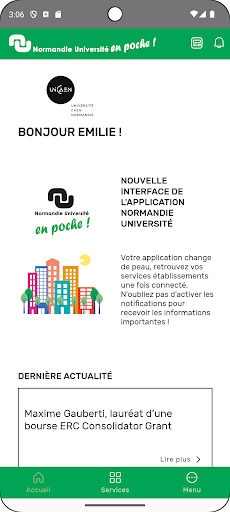 Normandie Université en poche Screenshot 1 - AppWisp.com